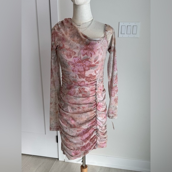 Free People Pink One Shoulder Dress - Picture 9 of 13